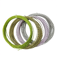 Vente directe d'usine, cordage de raquette de tennis rotatif à haute élasticité, durable, en filet de fleurs