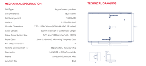 Panel solar bifacial de silicio monocristalino de alta eficiencia SUNPLUS para 415W - Product Image 5