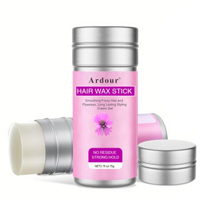 Cire coiffante pour hommes à base d'ingrédients naturels et biologiques, tenue forte, protection thermique, texture, avec étiquette personnalisée - Product Image 2