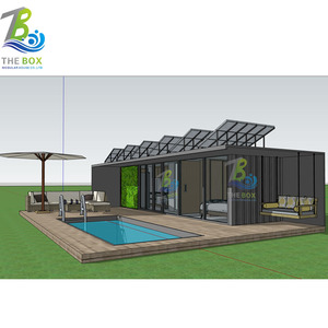 Nhà Container Lắp Ghép Nhà Hàng Nhà Container Nhà Lắp Ghép 2 Phòng Ngủ Mô Hình Nhà Cửa Nhà Chứa Bóng Đá Phòng Thay Đồ - Product Image 1