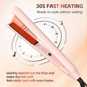 Fer à lisser en céramique vert foncé platine en gros avec logo personnalisé, fer à lisser pour cheveux, lisseur de cheveux, planchas de pelo - Product Image 4