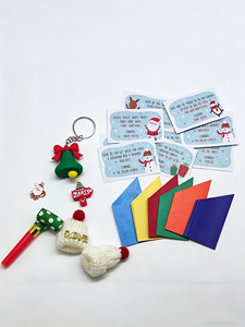Cracker Natalizi a Forma di Omino di Pan di Zenzero <span class=keywords><strong>Rosso</strong></span> e Verde da 12 Pollici - Product Image 6