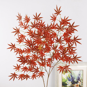 Rama de Arce Artificial, Hojas Doradas de Otoño, Planta Decorativa para Interiores, Simulación de Alta Calidad, Decoración para el Hogar - Product Image 2