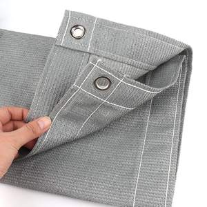 Hauteur 1m/2m gris soleil Shad Net 95% jardin Net <span class=keywords><strong>balcon</strong></span> écran de confidentialité Patio toit extérieur perforé épaissi Protection de la vie privée - Product Image 2