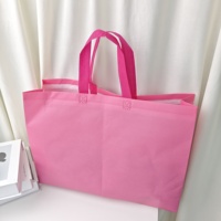Sac non tissé réutilisable de protection de l'environnement Sac à provisions non tissé en tissu avec logo personnalisé