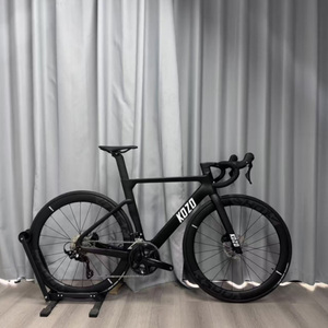 <span class=keywords><strong>Bicicleta</strong></span> de Carretera Lunfeng de 24 Velocidades, Eléctrica, con Frenos de Disco, de Fibra de Carbono 700c, Aerodinámica, con Cableado Interno Completo - Product Image 3