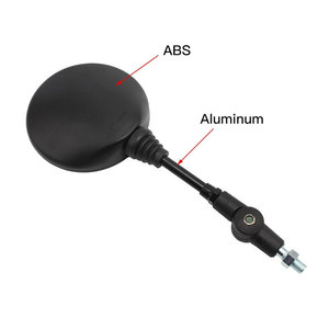 Espejo Retrovisor Redondo para Motocicleta ZUQING, ABS, KLX250, Plegable, Anticaídas, Accesorio para Turismo - Product Image 2