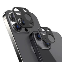 Protection d'objectif en aluminium pour iPhone 17 Pro Max, cadre de protection de caméra évidé pour Apple 16 Plus, compatible avec les modèles 15, 14, 13