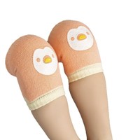 Protège-genoux et genouillères pour bébé en silicone bicolore à motif de dessin animé, protège-genoux pour bébé qui rampe, protège-genoux pour enfants