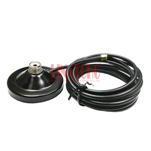Support de Base magnétique d'<span class=keywords><strong>antenne</strong></span> de voiture, 5 pièces, 75MM de diamètre PL259 UHF - Product Image 3