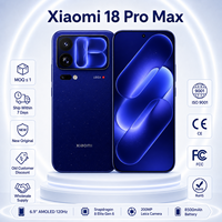 Dernière sortie des nouveaux modèles originaux Xiaomi 18 Pro Max 5G Smartphone Octa Core 100W Charge rapide Caméra LEICA XIAOMI 18pro max