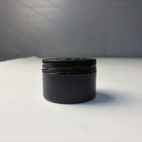 Bouteille en plastique PP de 100 g avec bouchon métallique, récipient pour crème et cire de 4 oz, pot cosmétique