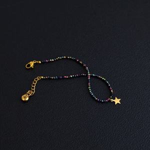 Tarnish Free Waterproof Cute 316l Stainless Steel Jewlery 14k 18k Gold Plated <b>Bead</b> <b>Bracelet</b> Dainty for Women - Product Image 1