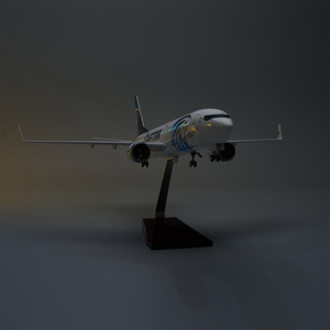 Modelo de Avión B737 a Escala 1/85 de 47 cm, Réplica del Avión <span class=keywords><strong>Egipto</strong></span> 737 con Luces, Adorno de Avión de Pasajeros Simulado, Regalo de Colección - Product Image 3
