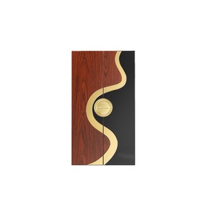 Boîte à vin en <span class=keywords><strong>bois</strong></span> vintage avec fermoir métallique, étui à double battant bicolore antique, boîte à vin en <span class=keywords><strong>bois</strong></span> personnalisée de qualité supérieure pour les magasins d'antiquités - Product Image 6