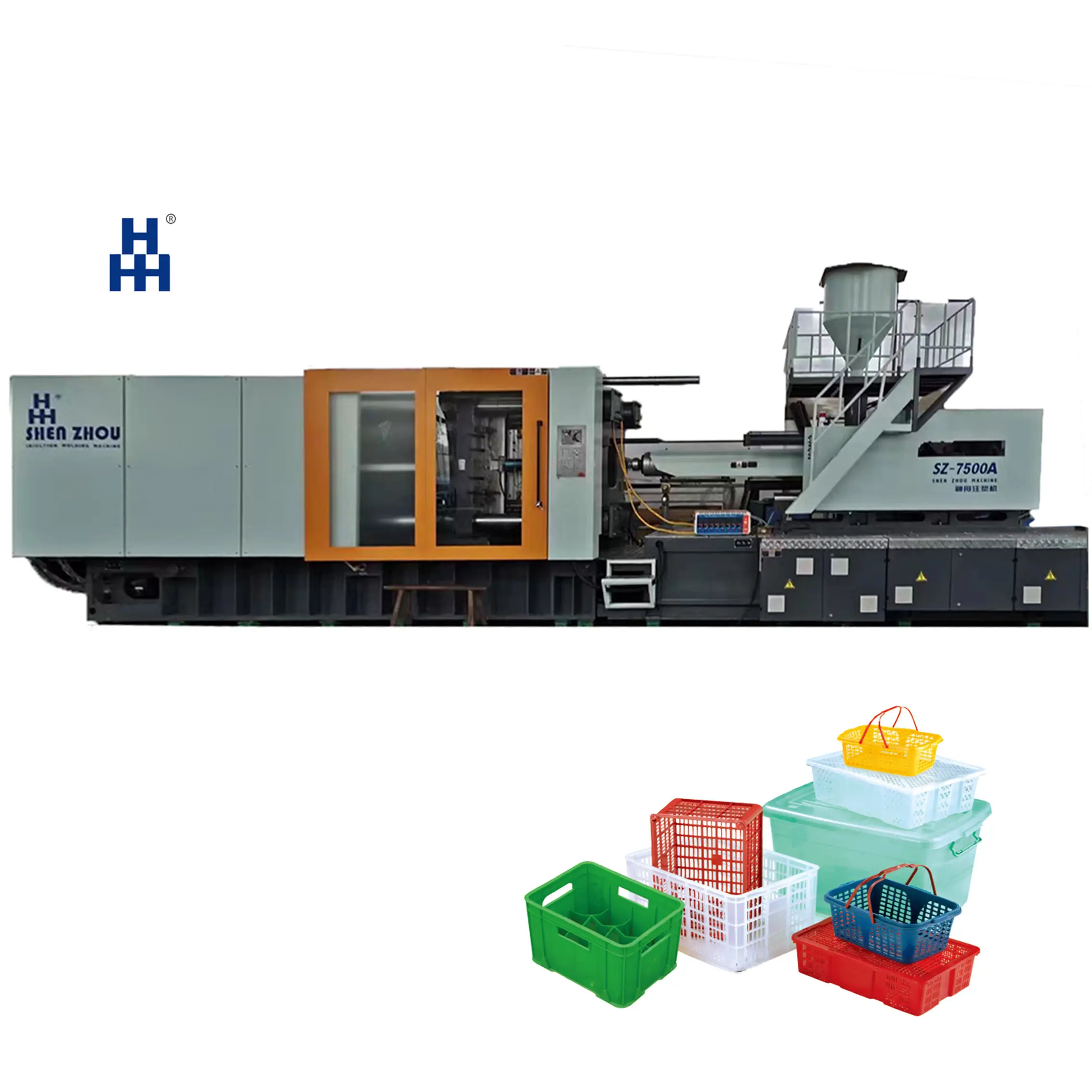 Plastic Bucket /crate Box Making Injection Molding/moulding Machines
