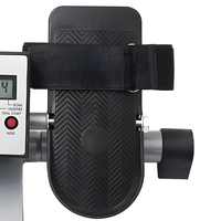 Nouvelle conception de rameur hydraulique pliable avec résistance réglable, siège rembourré, machine d'entraînement cardio pour la maison