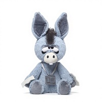 Peluche longue en forme de mouton bleu, coussin de sommeil, cadeau d'anniversaire, coton PP