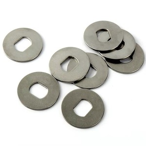 High Precision 304/316 Stainless Steel Washer Custom Square Hole CNC Stamped for <b>Machining</b> Non-Standard Flat Gasket MU-06 - Product Image 5