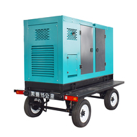 50KW Tragbares Aggregat Anhänger-Typ Leises Mobiles Diesel-Wasserkühlungssystem 30kw40kw80kw 50/60Hz Frequenz
