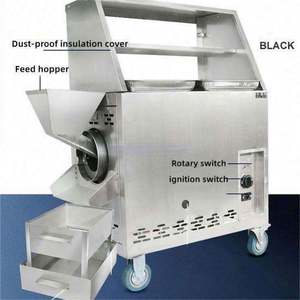 เครื่องคั่วเมล็ดแตงโมอเนกประสงค์ เครื่องคั่วถั่วลิสงอัลมอนด์อเนกประสงค์ เครื่องคั่วเกาลัดเคลือบน้ำตาลอัตโนมัติเต็มรูปแบบ ใช้แก๊ส - Product Image 3