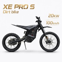 Moto tout-terrain électrique Clouded Leopard XE PRO S 72V 20KW, vitesse maximale 100 km/h, moteur roue arrière, E-Moto de course pour adultes, batterie lithium 2026