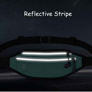 Sac banane de sport imperméable en tissu Oxford pour activités de plein air, ceinture de course réglable, pochette pour téléphone portable - Product Image 3