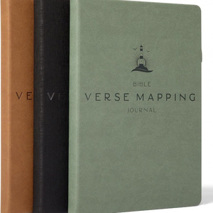 Custom Printed A5 PU Leather Lined Journal Notebook for Students &amp; Office - Product Image 1
