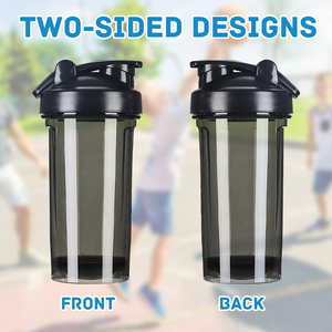 Customized <b>Shaker</b> Water Bottle <b>Shaker</b> Bottle Custom Gym <b>Protein</b> Bottles Print Logo Sport Plastic BPA Free Promotion - Product Image 2