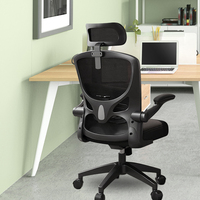 Fauteuil de Bureau Exécutif Ergonomique en Maille Pivotant à Dossier Haut Grande Taille pour Gros et Grands, Vente en Gros