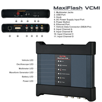 Para MaxiSys MS919 MaxiFlash VCMI, Código Automotriz OBD2, Android 7, Software de 1 Año