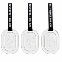 Coffret Cadeau Prêt à l'emploi : Diffuseur d'Arômes en Plâtre, Pastille Désodorisante Suspendue pour Voiture, Disque Parfumé pour Placard et Armoire, Pierre d'Aromathérapie en Gypse