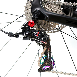 Vélo de route Twitterbike 700c entièrement en fibre de carbone, frein à disque T8, modèle Rs-24s avec jeu de roues en fibre de carbone et pédales ordinaires - Product Image 6