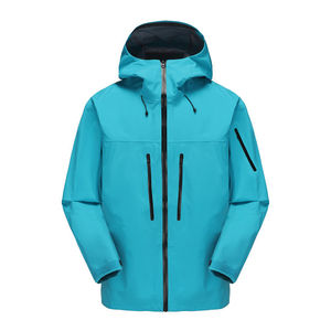 Men's Waterproof Hardshell Jacket With Hood And Zip Pockets For Outdoor Workwear And Self Driving Tours - Product Image 3