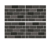 Carreaux muraux extérieurs modernes 300x600 9mm d'épaisseur, en porcelaine rustique, finition mate, aspect pierre noire, rectifiés, antidérapants