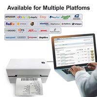 Imprimante thermique portable Marklife D100 pour bureau, machine à étiquettes d'expédition et codes-barres avec papier thermique