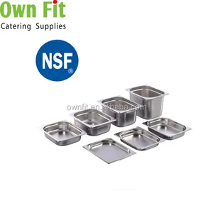 Gn Pan 1/3 EU Style Stainless Steel Hotel Gastronorm Pan /GN Tray For Restaurant Service Equipment Steam Table Pan