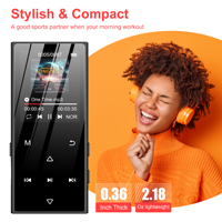 Lecteur de musique MP3 haut-parleur intégré bouton tactile fente pour carte TF WAV pour 5.3 conception portable légère pour les enfants en plein air