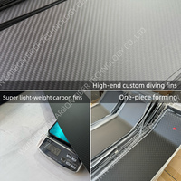 Apnée en silicone puissance en fibre de verre ailettes en fibre de carbone planche de surf en carbone aileron unique