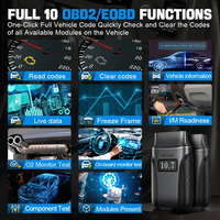 Escáner OBD2 Inalámbrico Bidireccional Anyscan A30D, Herramienta de Diagnóstico Completo para Automóviles, 2 Años de Garantía, Alcance de 33 Pies, Pantalla LCD de 5.0