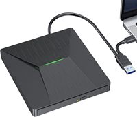 Unidad de Blu-ray Externa USB 3.0, Grabadora de BD-R, BD-ROM, CD/DVD RW, Grabadora de Blu-ray 3D para Computadora Portátil, PC, Unidad Óptica