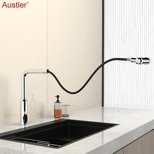 Design moderne <span class=keywords><strong>haut</strong></span> <span class=keywords><strong>de</strong></span> <span class=keywords><strong>gamme</strong></span> en acier inoxydable chromé avec cascade extractible robinet <span class=keywords><strong>de</strong></span> <span class=keywords><strong>cuisine</strong></span> mitigeurs d'évier - Product Image 2