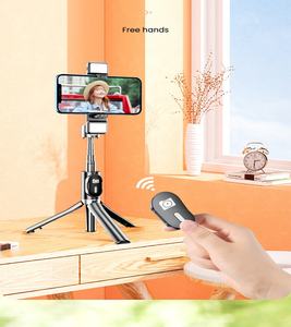 Support de <span class=keywords><strong>Trépied</strong></span> de <span class=keywords><strong>Téléphone</strong></span> Selfie avec 2 Lumières <span class=keywords><strong>LED</strong></span> et Télécommande, Support de <span class=keywords><strong>Téléphone</strong></span> Mobile pour Diffusion en Direct, <span class=keywords><strong>Trépied</strong></span> pour Tablette et Caméra à Distance - Product Image 5