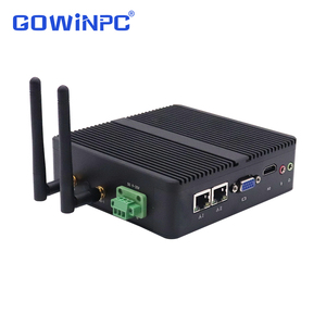 มินิพีซีอุตสาหกรรมไร้พัดลม พร้อมโปรเซสเซอร์ Intel N100 N200 J6412 พอร์ต LAN คู่ พอร์ต USB 3.0 จำนวน 4 พอร์ต และอินพุตไฟฟ้ากระแสตรง 936V สำหรับการควบคุมแบบฝังตัว - Product Image 1