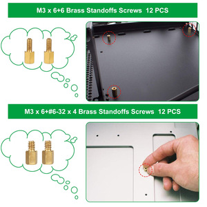 Computer Pc Diy Space Screws Assortment Kit 350 Pieces For Desktop Case Motherboard Hard Drive Fan And Power Supply - Product Image 5