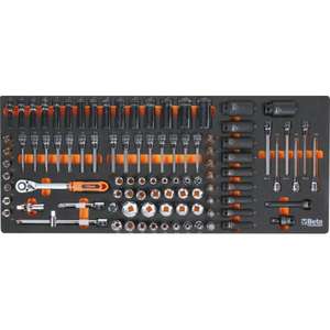 BETA - 024006256 Longue cabine à roulettes mobile avec 9 tiroirs anti-basculement et un assortiment d'outils (716 pièces). ATELIERS ROLLING - Product Image 3