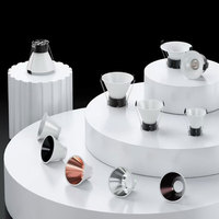 Projecteur moderne à cadre très étroit en aluminium nouveau Downlight intégré tasse profonde anti-éblouissement salon colline spectre complet 75 trous
