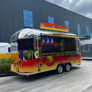 Camion de restauration mobile, remorque de traiteur entièrement équipée, chariots mobiles de bière, de crème glacée et de café en plein air, remorques de restauration entièrement équipées - Product Image 2