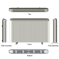 Elementos de calefacción con pantalla LED, termostato digital, temporizador de programación, almacenamiento de energía, cerámica, tablero de Mica, calentador de habitación de aluminio