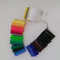 Feuille acrylique transparente givrée en plastique coulé OLEG de 2 à 20 mm d'épaisseur, colorée, pour découpe laser, signalétique et publicité